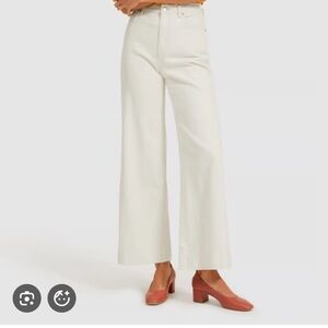 Everlane Off-White Denim Pants